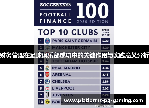 财务管理在足球俱乐部成功中的关键作用与实践意义分析